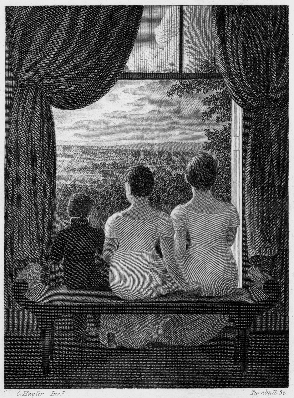 Charles Hayter At the window — Turnbull after Charles Hayter