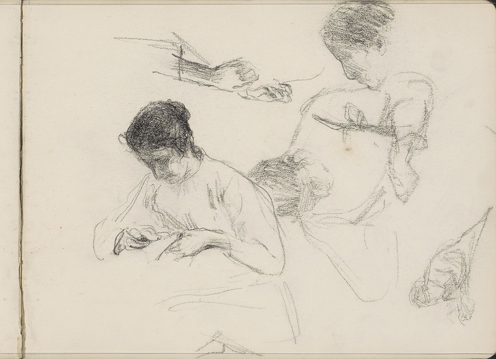 Handwerkende vrouw, RP-T-1976-104-31 — Artiste inconnu