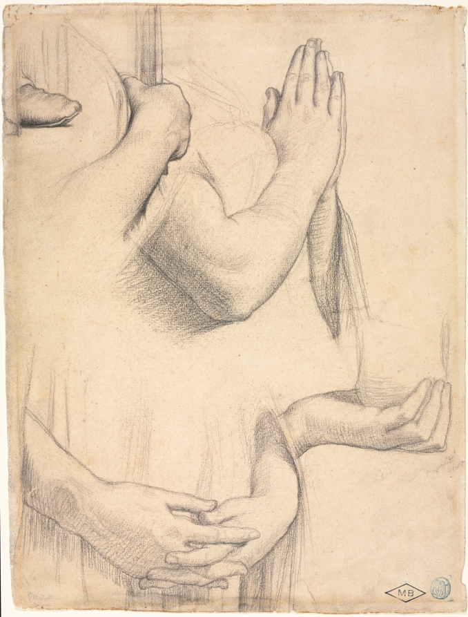 Study of Hands — Jean-Auguste-Dominique Ingres