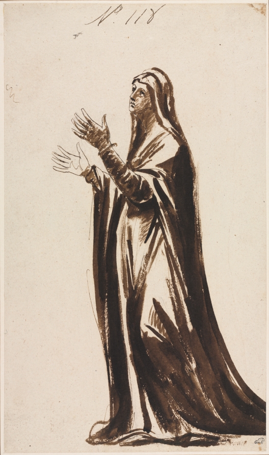 Mater Dolorosa (Mourning Mother) — George Romney