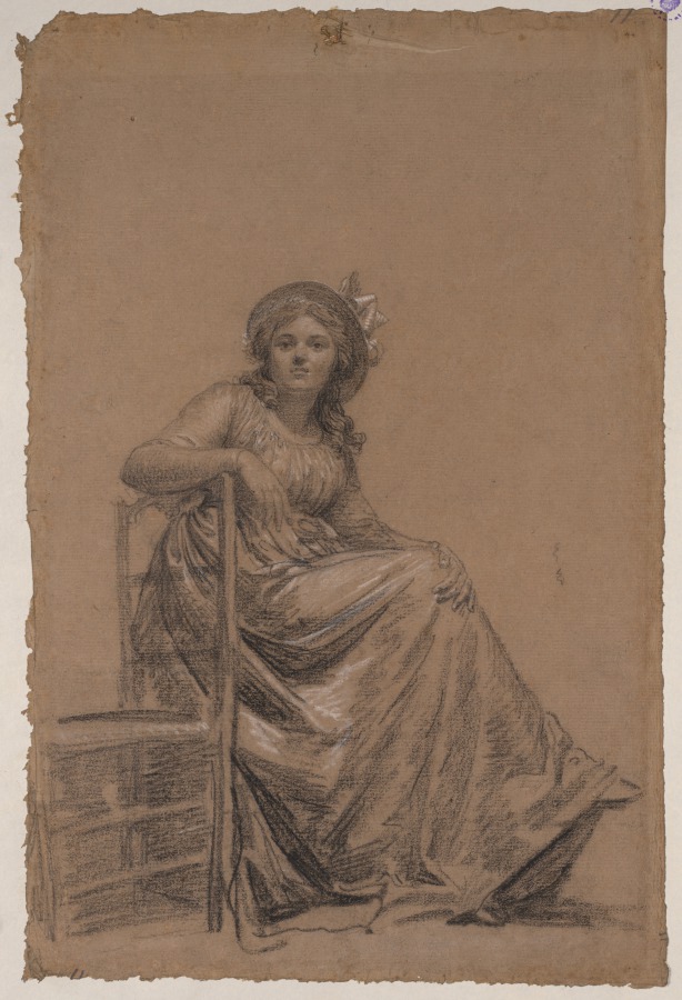 Portrait of a Seated Woman — François-André Vincent