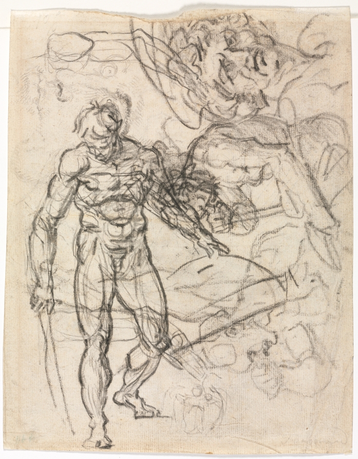 Figure Studies (verso) — Jean-Honoré Fragonard