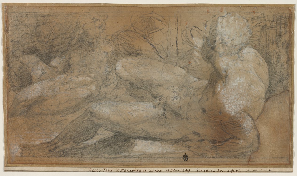 Three Male Nudes — Domenico Beccafumi