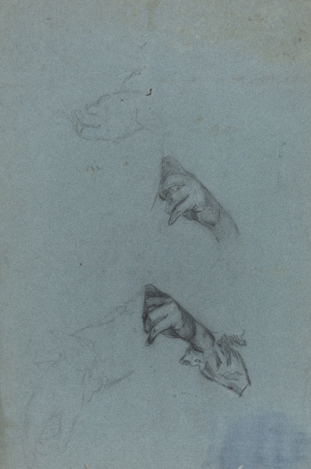 Allan Ramsay, Hand Studies (verso), NGA 76124 — Allan Ramsay