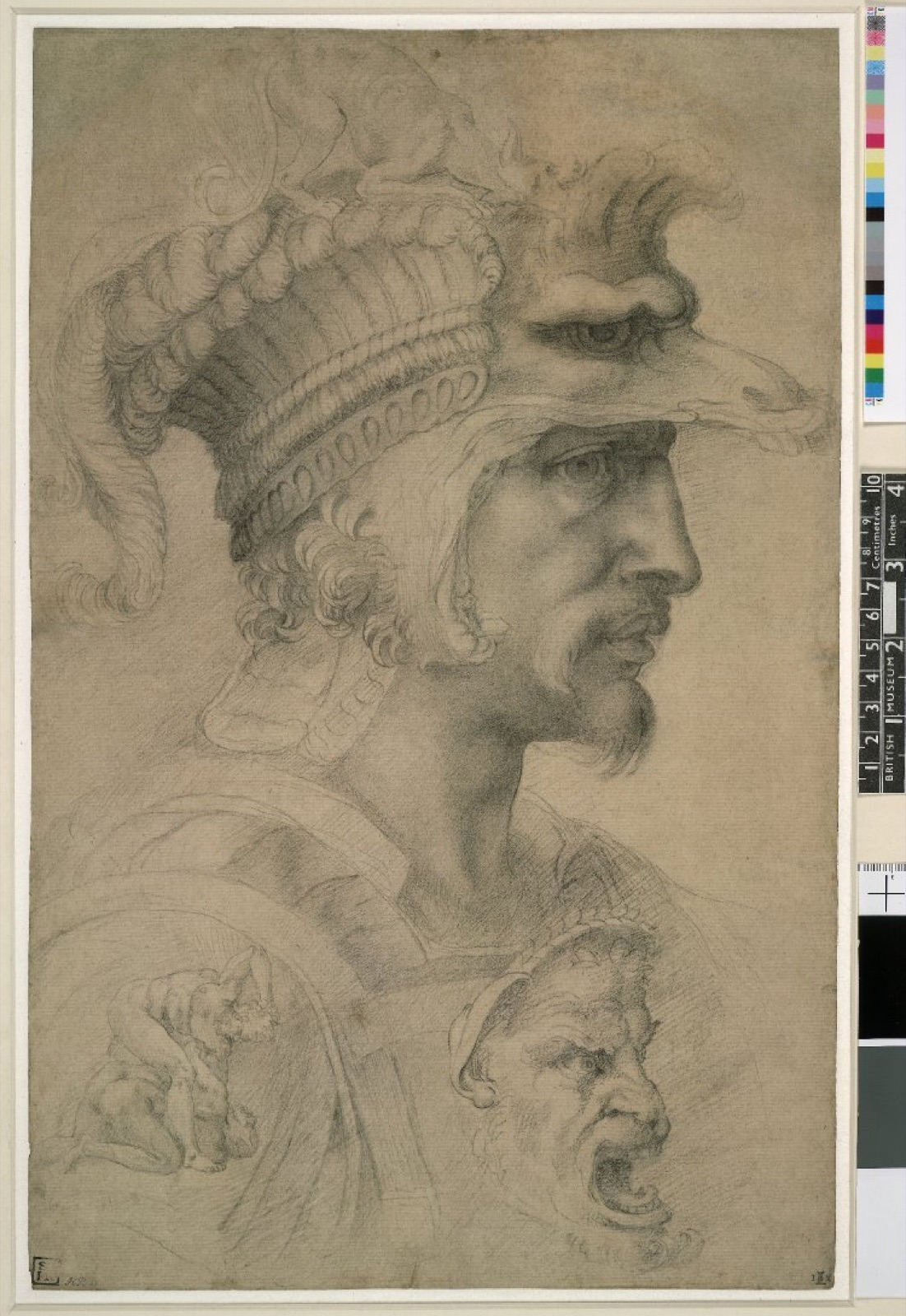 After Michelangelo - Head of a Warrior (The ‘Count of Canossa'), after Michelangelo, 1895,0915.492 — Michelangelo