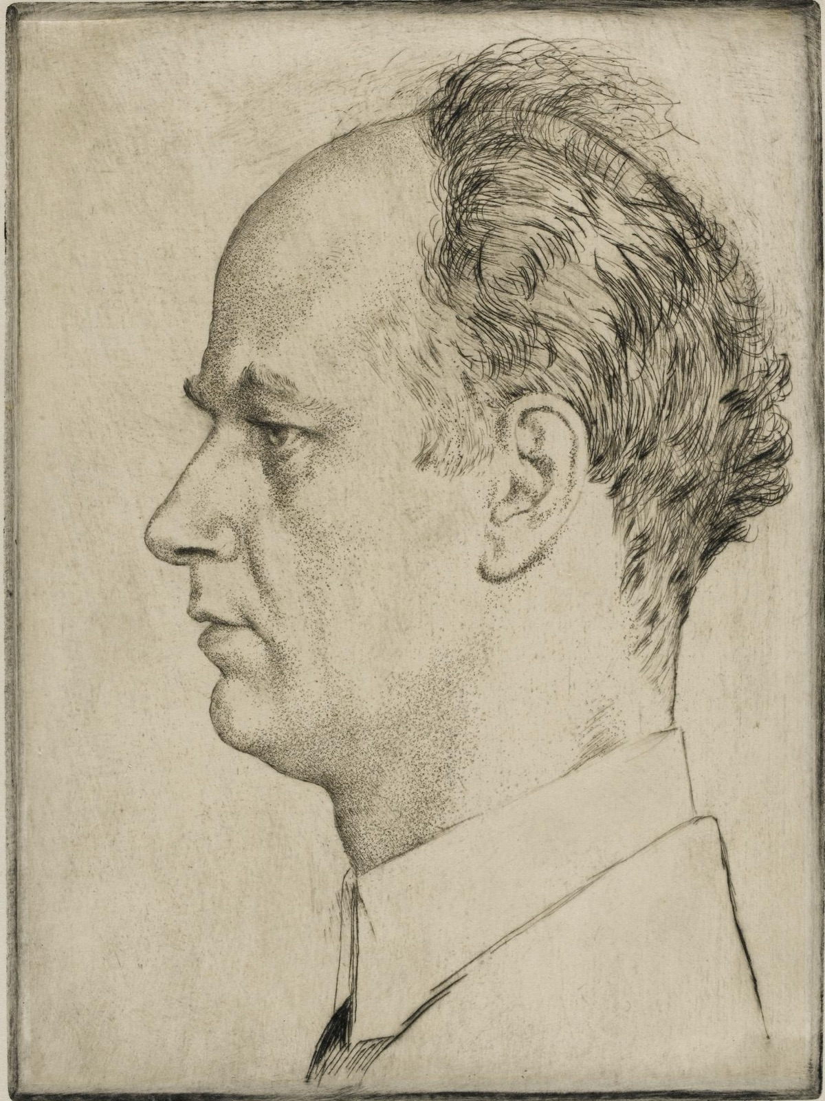 Emil Orlik - Porträt des Wilhelm Furtwängler — Emil Orlík