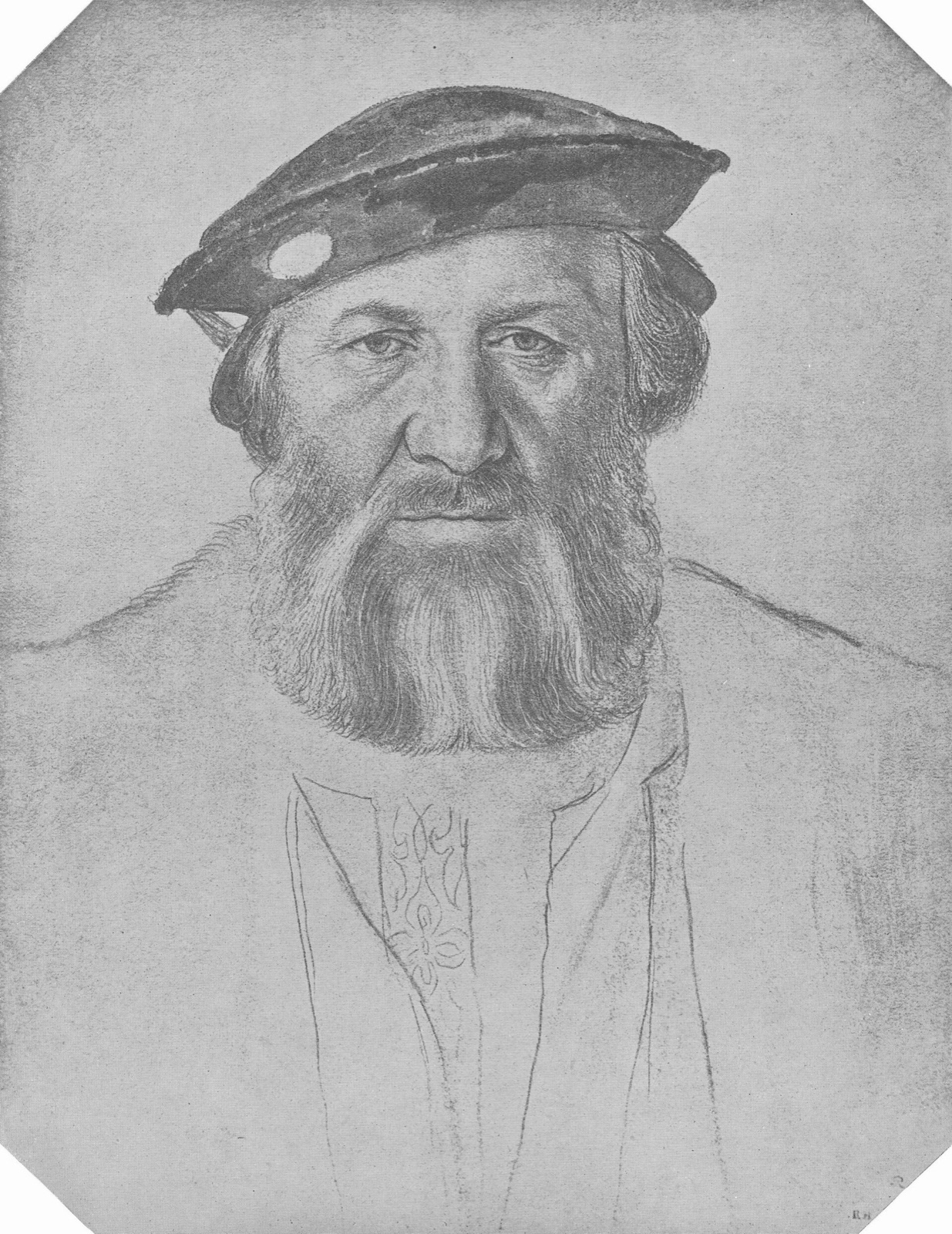 Count Morette, drawing by Hans Holbein the Younger — Hans Holbein the Younger