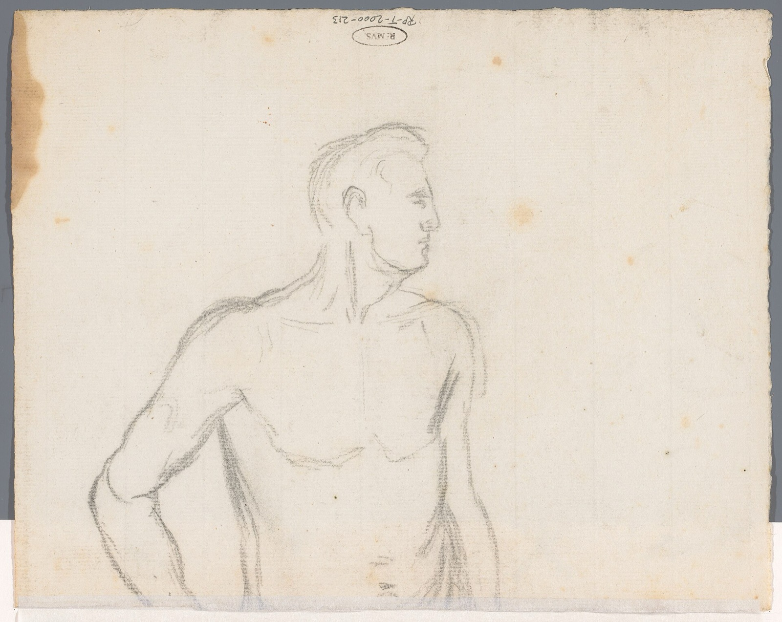 Mannelijk naakt, RP-T-2000-213(V) — Unknown artist