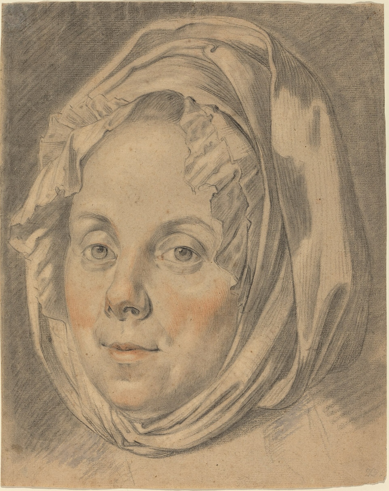 Anton Johann Tischbein, Head of a Matron, NGA 63045 — Anton Johann Tischbein