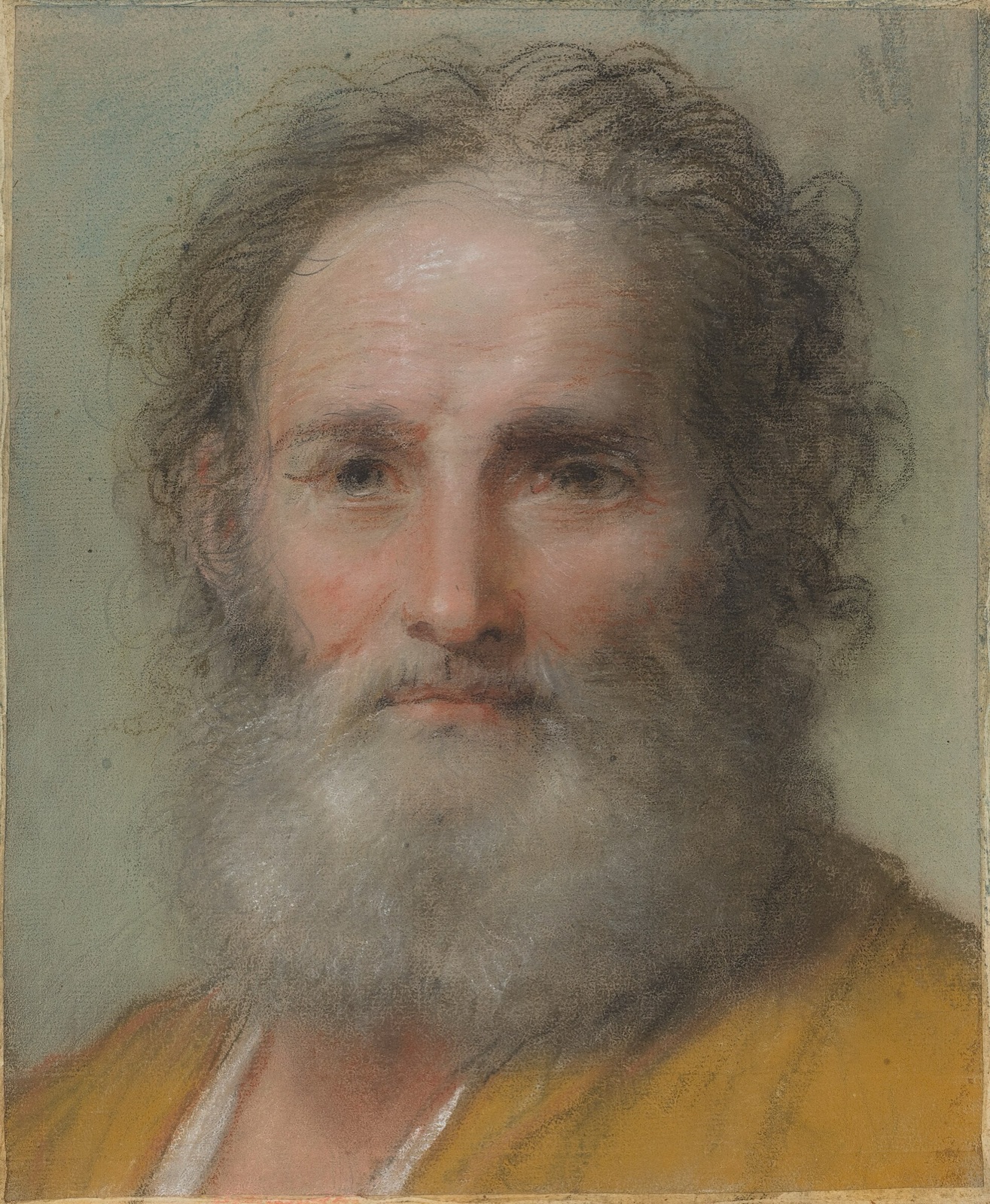 Benedetto Luti, Head of a Bearded Man, 1715, NGA 62985 — Benedetto Luti