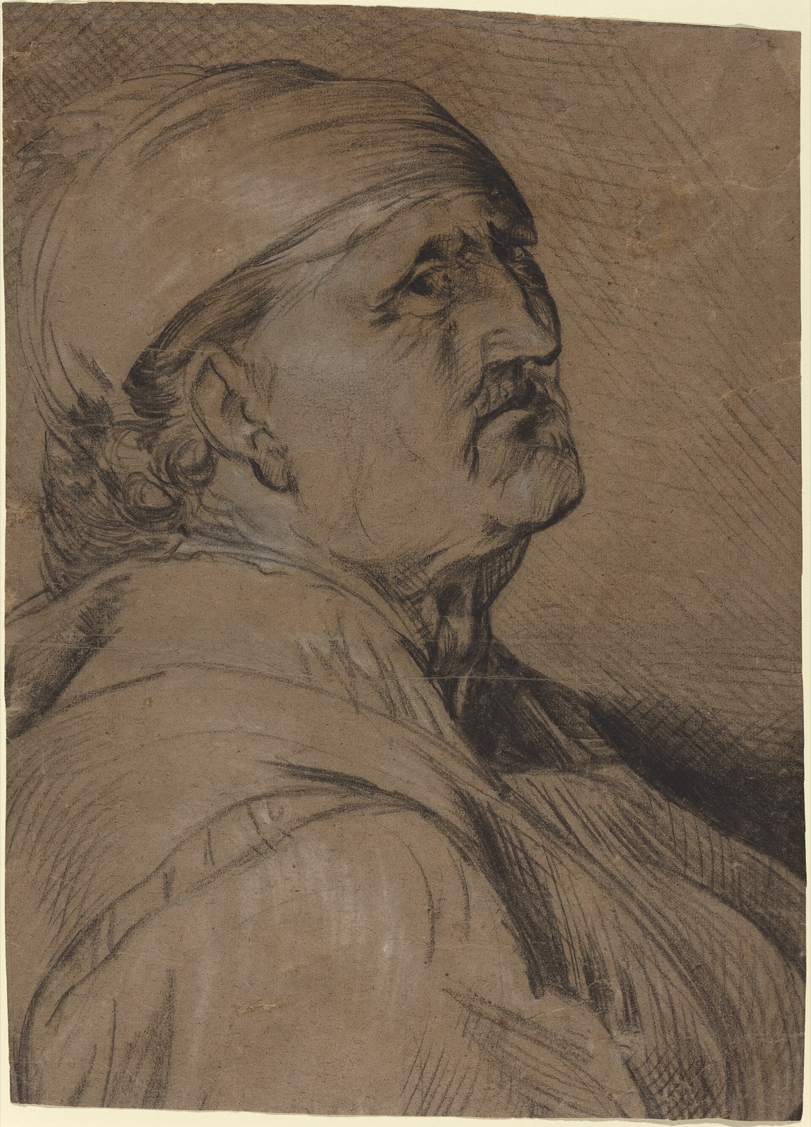 Attributed to Gerrit Claesz Bleker, Head of an Old Man, NGA 62970 — Attributed to Gerrit Claesz Bleker