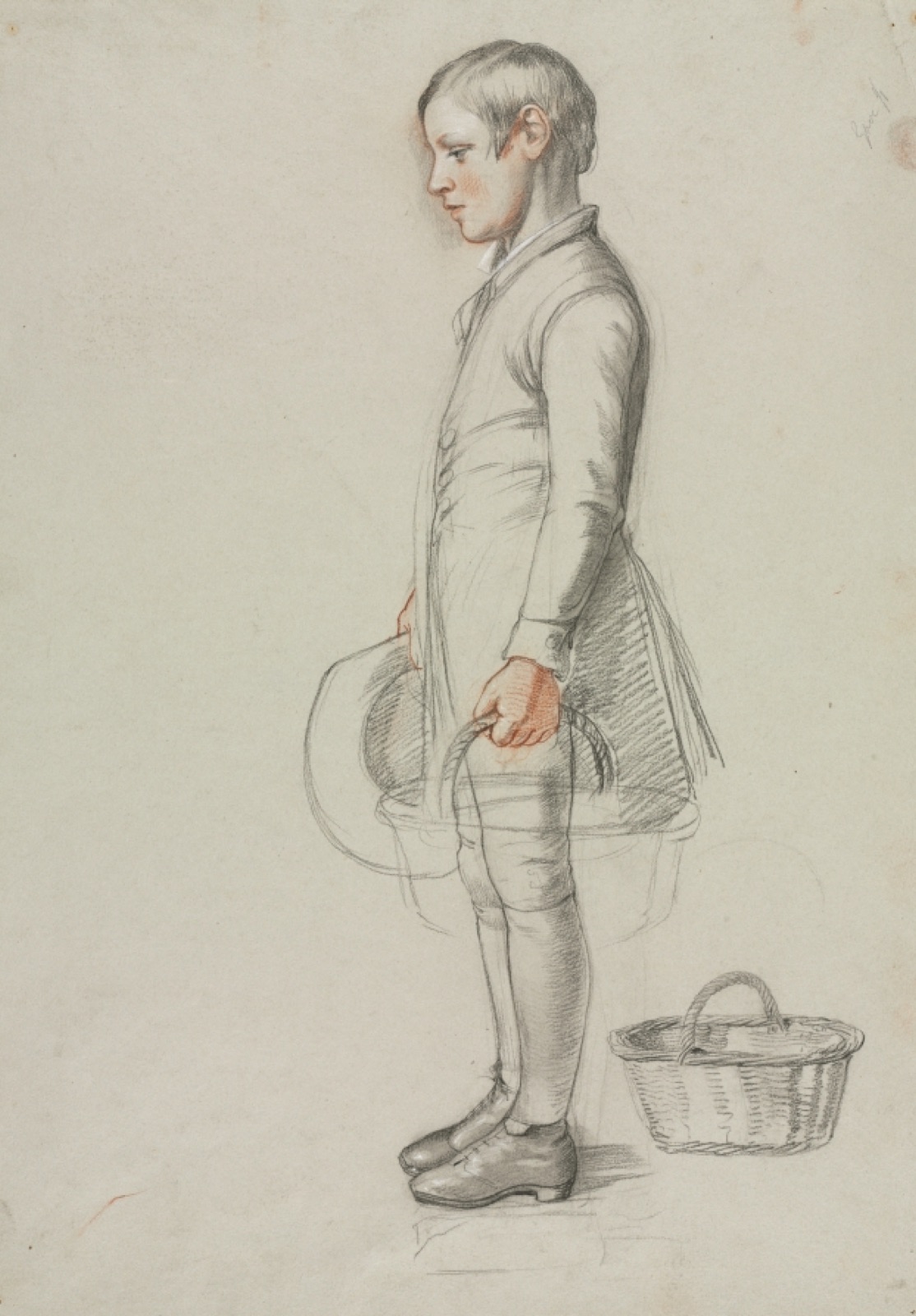 Study for "Country Cousins" — Richard Redgrave