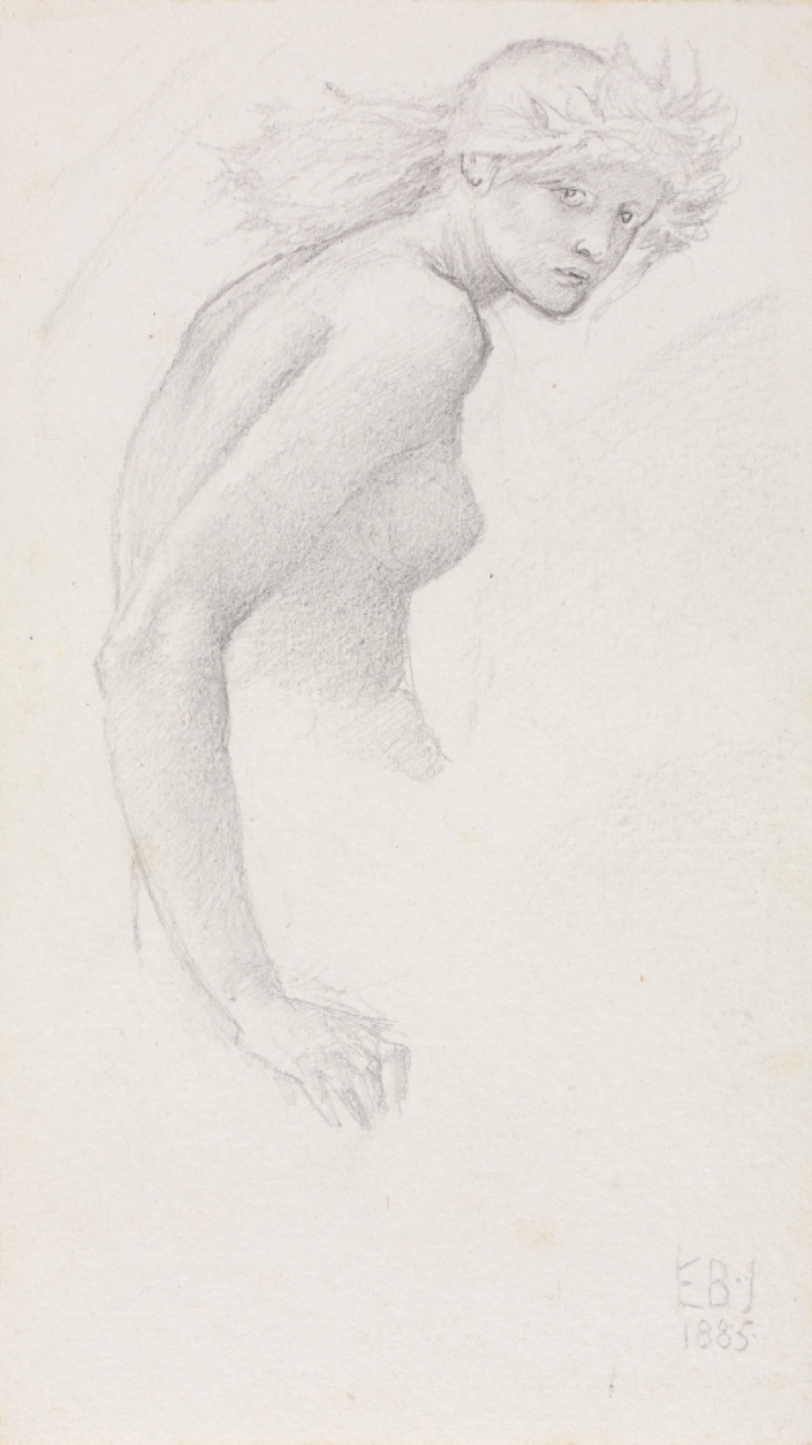 Study of a Female Figure — Edward Burne-Jones