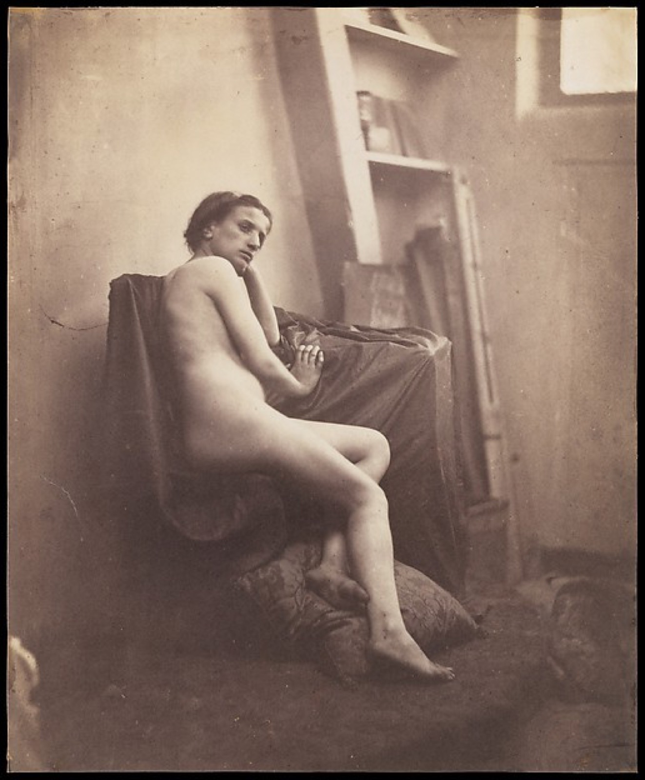 [Female Nude in Studio] — Franck-François-Genès Chauvassaignes