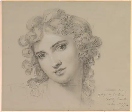 Portrait of Emma Hamilton — Angelica Kauffmann