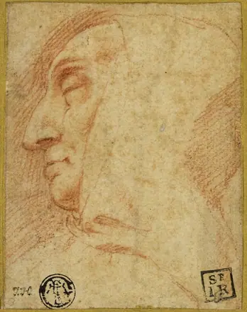 Head of a Monk — Attributed to Francesco Vanni