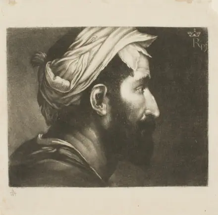 Head of Executioner, from John Evelyn's Sculptura — Richard Houston