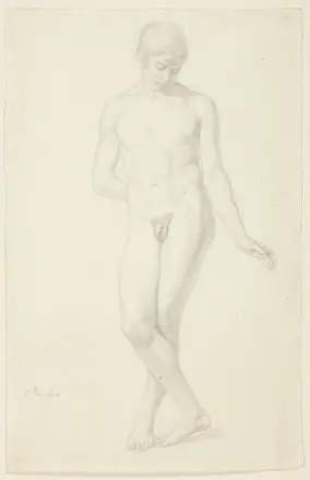 Study of a Standing Nude Youth