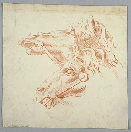 Drawing, Horse Studies, ca. 1815 (CH 18126611) — Unknown artist