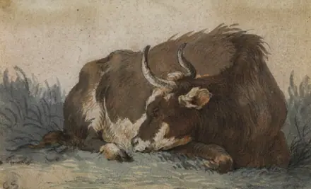 Cornelis Saftleven Liegende Kuh — Cornelis Saftleven