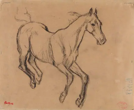 Degas - Horse Gallopping, NG.K&H.B.15567 — Edgar Degas