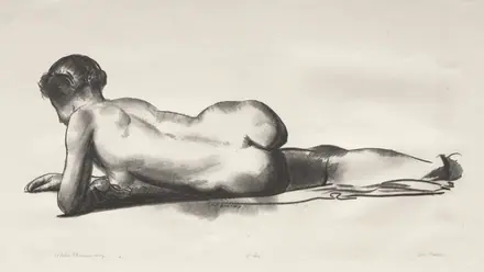 Nude Study, Woman Lying Prone