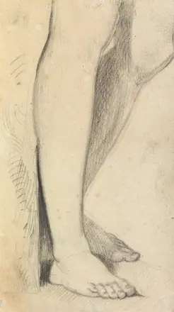 Benjamin Robert Haydon - Figure Study of Legs - B1977.14.2616 - Yale Center for British Art