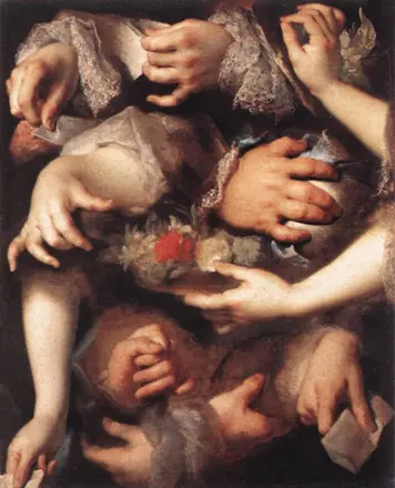 Nicolas de Largillière - Study of Hands - WGA12468 — Nicolas de Largillière