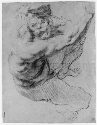 Crawling Male Figure (Study for Cacus). MET 269693