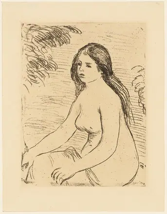 Seated Nude Woman — Pierre-Auguste Renoir