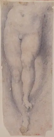Study for Lower Part of Torso and Legs of a Young Boy MET 90.20.1 — Cristoforo Roncalli