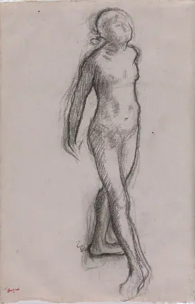 Degas - Study of a Nude Dancer, NG.K&H.B.15574 — Edgar Degas