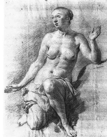 Adriaen van de Velde - Study of a Female Nude - WGA24490