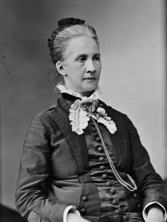 Belva Ann Lockwood between 1865 and 1880 - (1) (cropped) — Mathew Benjamin Brady / Levin Corbin Handy