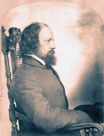 Alfred Tennyson by Rejlander, 1863 — Oscar Gustave Rejlander