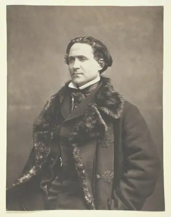 Portrait of La Fontaine — Nadar