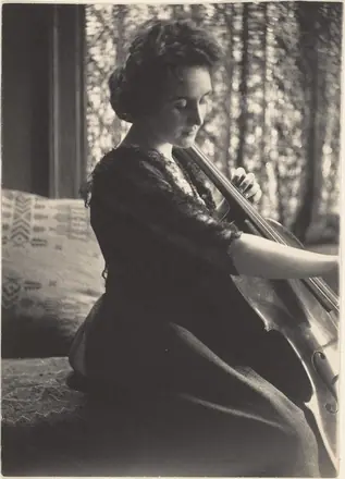 -Woman Playing Cello- MET DP148347