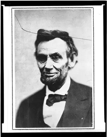 Abraham Lincoln, head-and-shoulders portrait, traditionally called "last photograph of Lin — Gardner, Alexander, 1821-1882, photographer