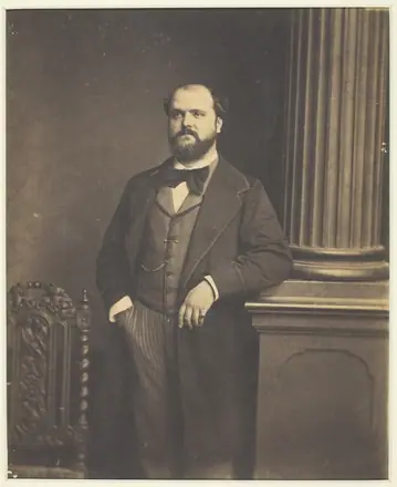 Untitled (Man Standing, en Face) — Antoine Samuel Adam-Salomon