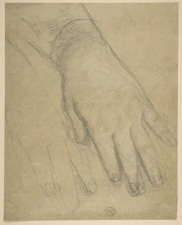 Study of a Hand — Unknown artist
