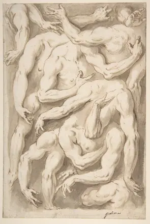 Studies of Arms, Shoulders and Hands — Giacomo Franco