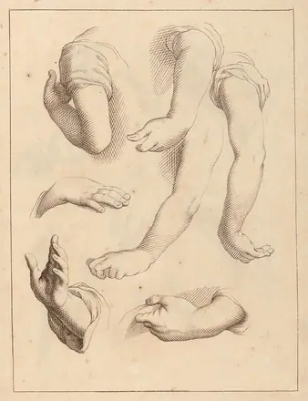 Hamlet Winstanley - Studies of Arms and Hands - B1977.14.4081(35) - Yale Center for British Art — Hamlet Winstanley