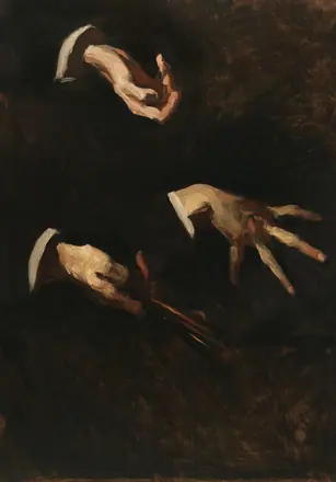 (Studies of Hands), by Edward Hopper