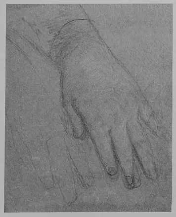 Study of a Hand MET 3042 — Unknown artist