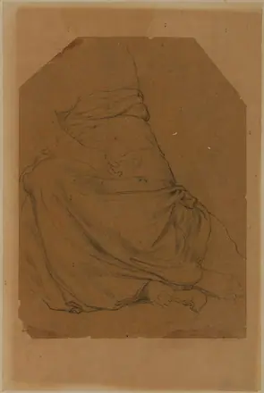 Etude de draperie (MCB 21), PPD284(4) — Pierre-Cécile Puvis de Chavannes