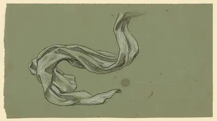 Study of drapery, no. 2 LCCN2004662153 — Vedder, Elihu, 1836-1923, artist