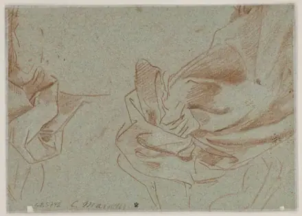 Draperistudier — Carlo Maratti