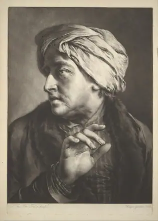 Head of a Man Wearing a Turban — Thomas Frye