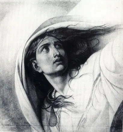 Bruni Womans Head study c