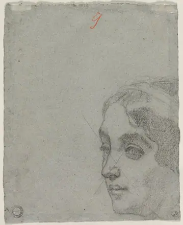 Head of a Woman (verso) — Thomas Couture